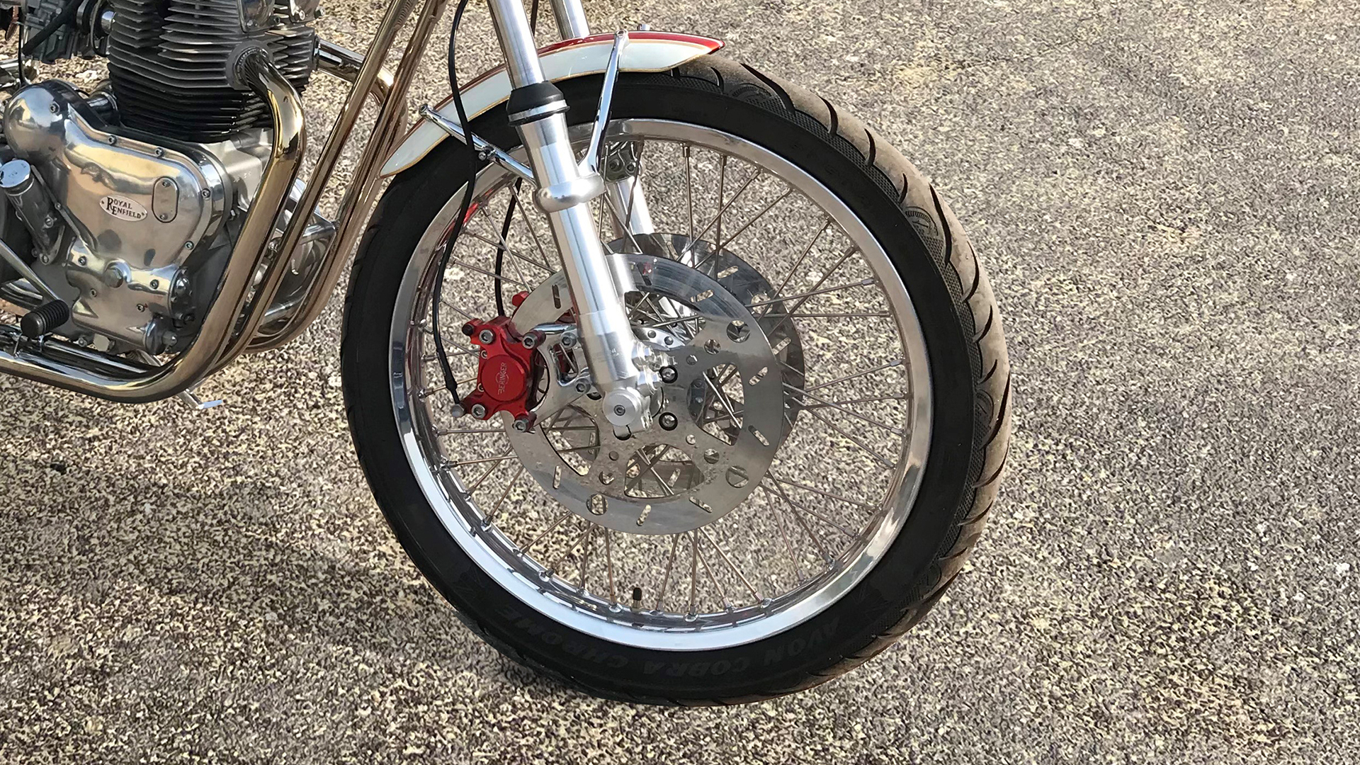 Enfield 700 GTC2 “Mistral” Front Wheel